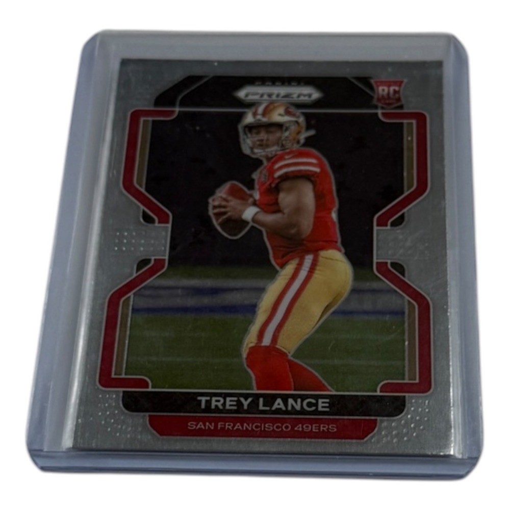 2021 Panini Prizm Trey Lance Rookie Card RC 333 San Francisco 49ers Silver Prizm